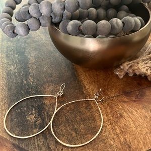 Hammered Teardrop Earrings - 14K Gold Fill